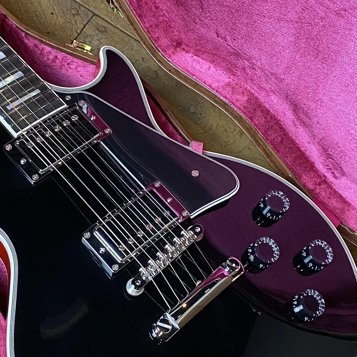70s Les Paul Custom Ebony Top Red Back Gibson Custom Shop