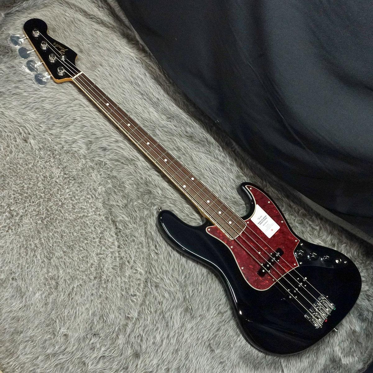 FSR Made in Japan Traditional II 60s Jazz Bass RW Black Matching