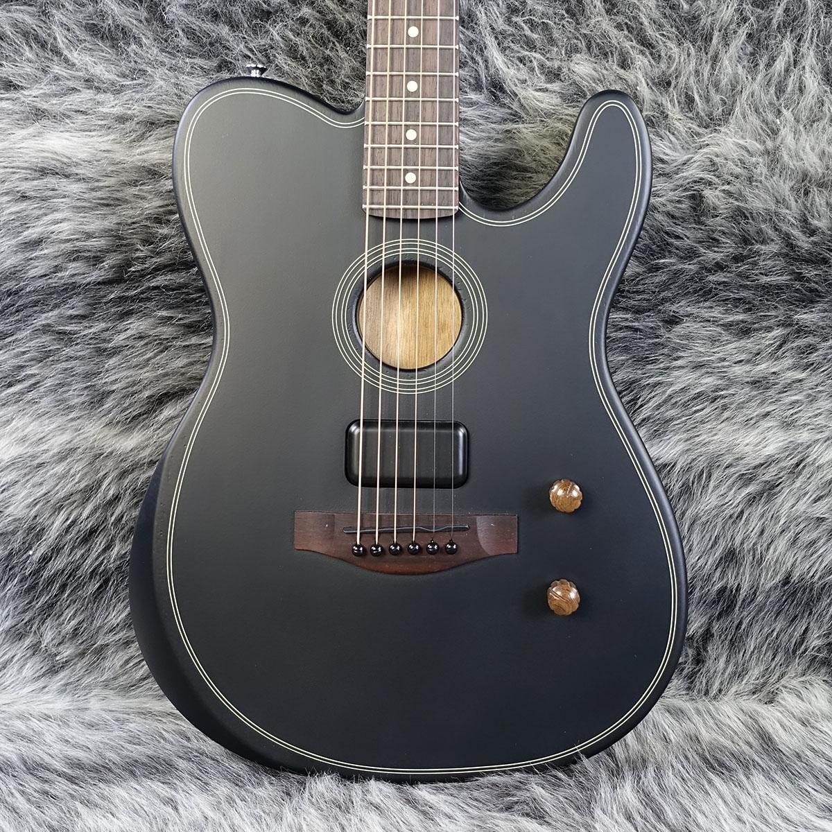 Acoustasonic Standard Telecaster Black Fender エレクトリックギター 