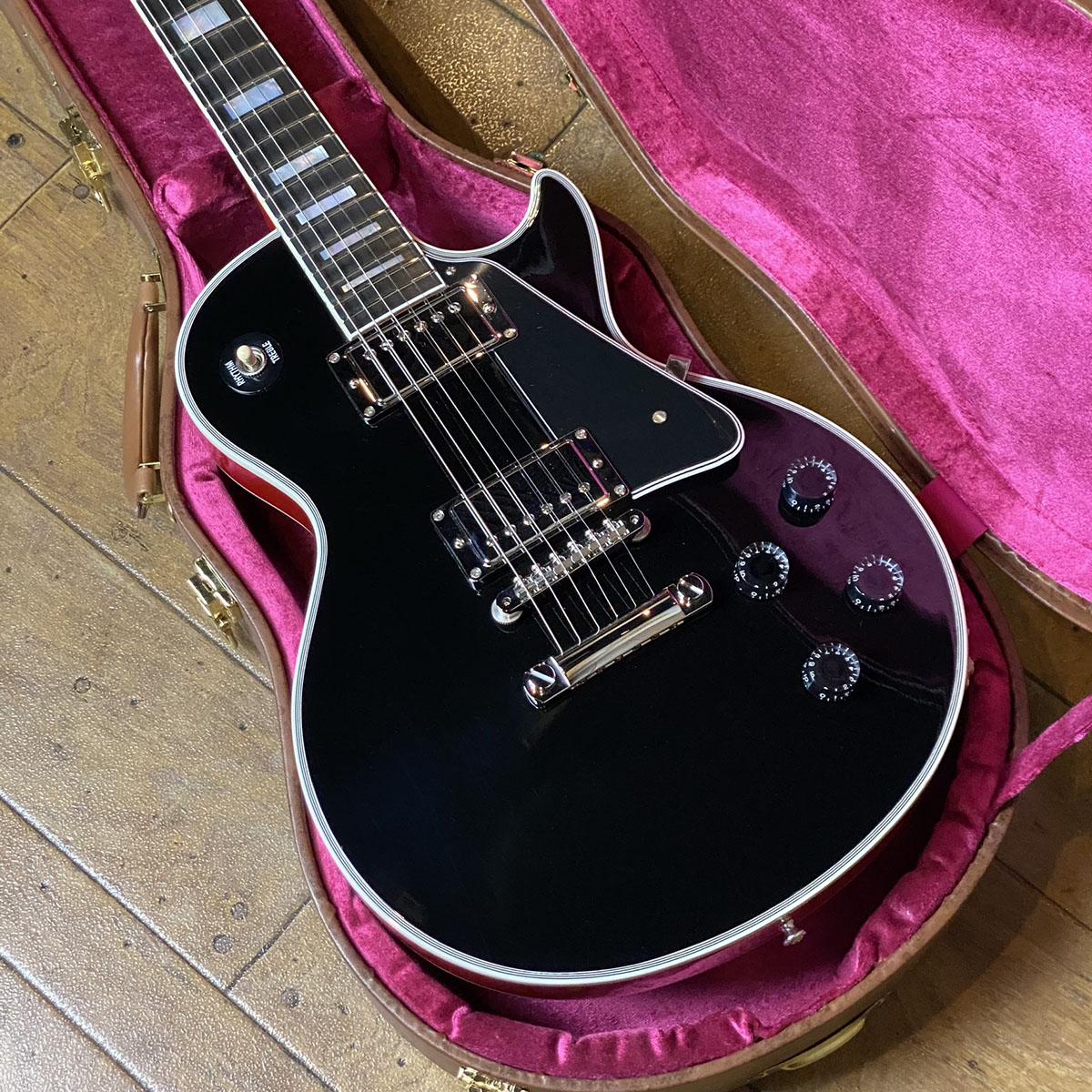70s Les Paul Custom Ebony Top Red Back Gibson Custom Shop