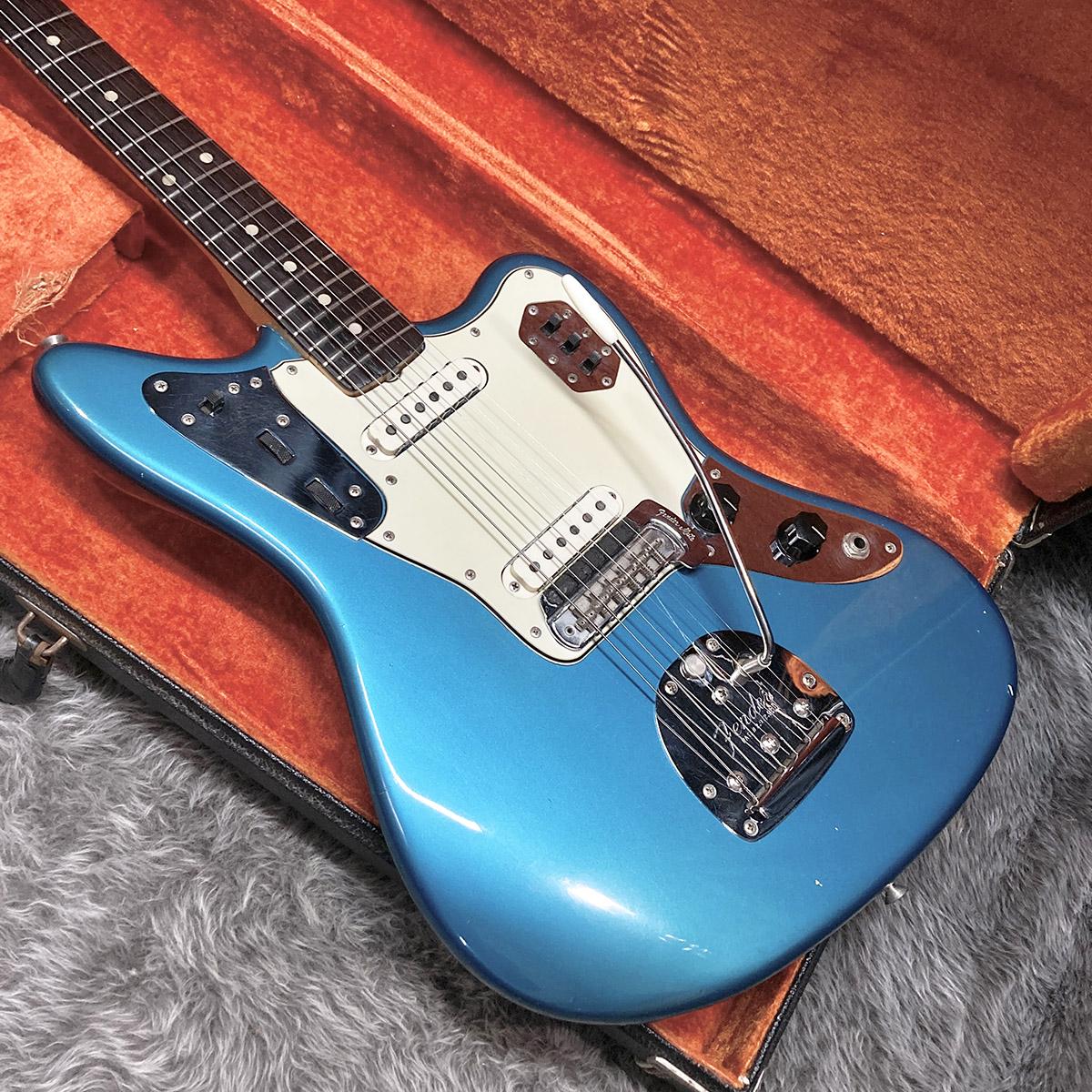 【ジャンク品】Fender USA Jaguar ブルー Jaguar Matching Head Lake Placid Blue 