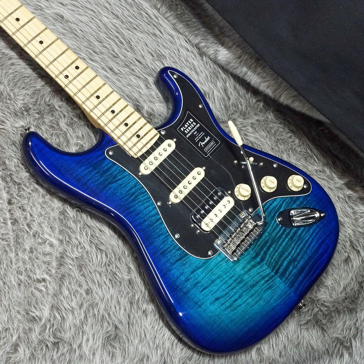 Limited Edition Player Stratocaster HSS Plus Top MN Blue Burst 