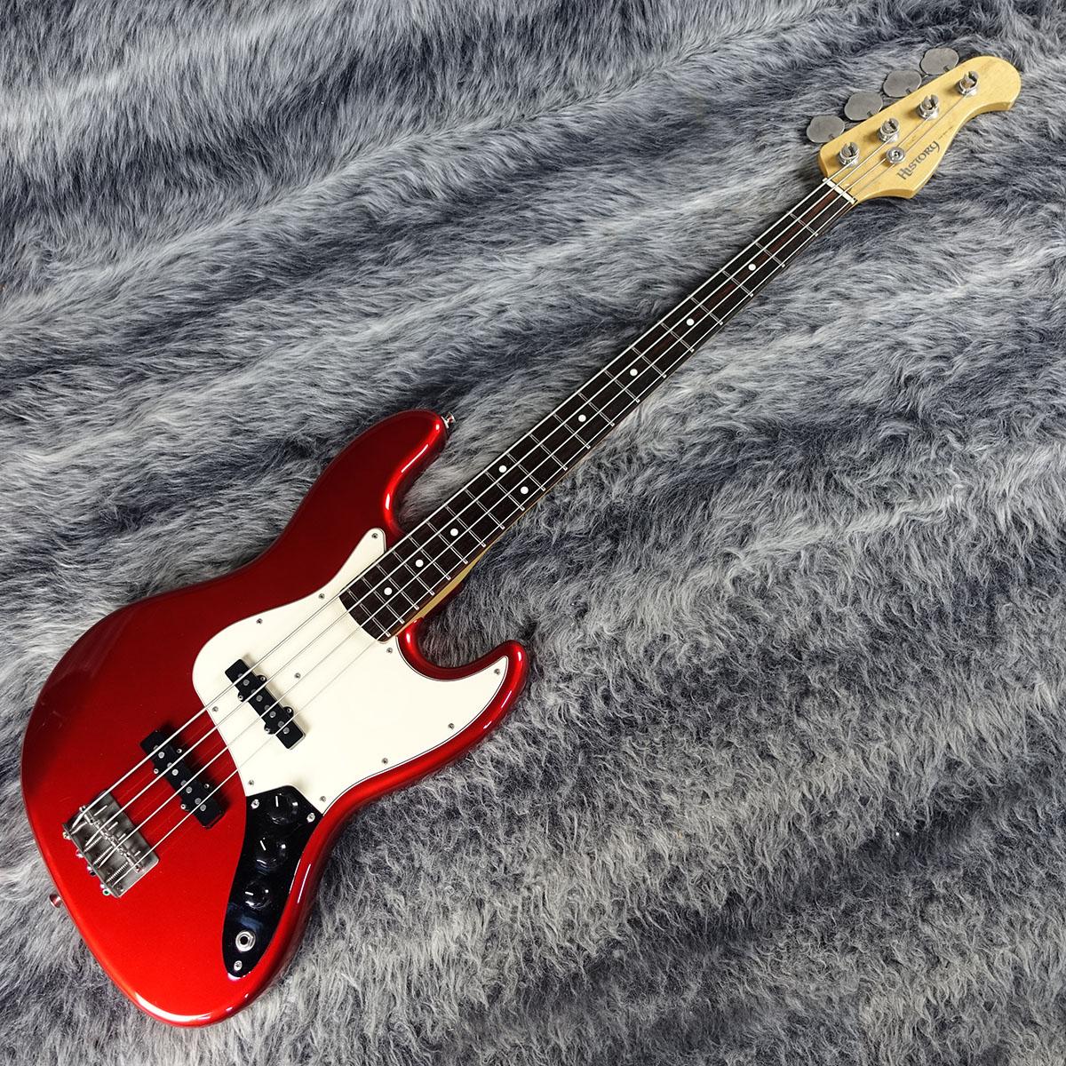 SX エレキベース Standard Series レッド ジャズベースタイプ HISTORY HJB-Standard MRD Metallic Red 国産エレキベース 日本製