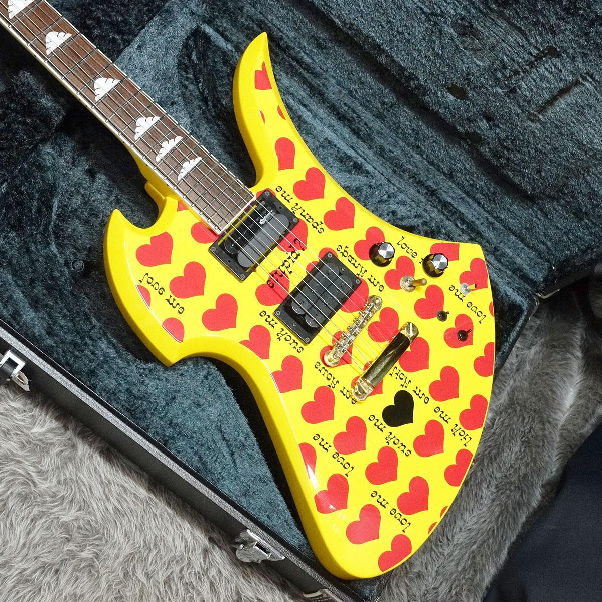 MG-145S Yellow Heart Burny エレクトリックギター 変形タイプ 商品