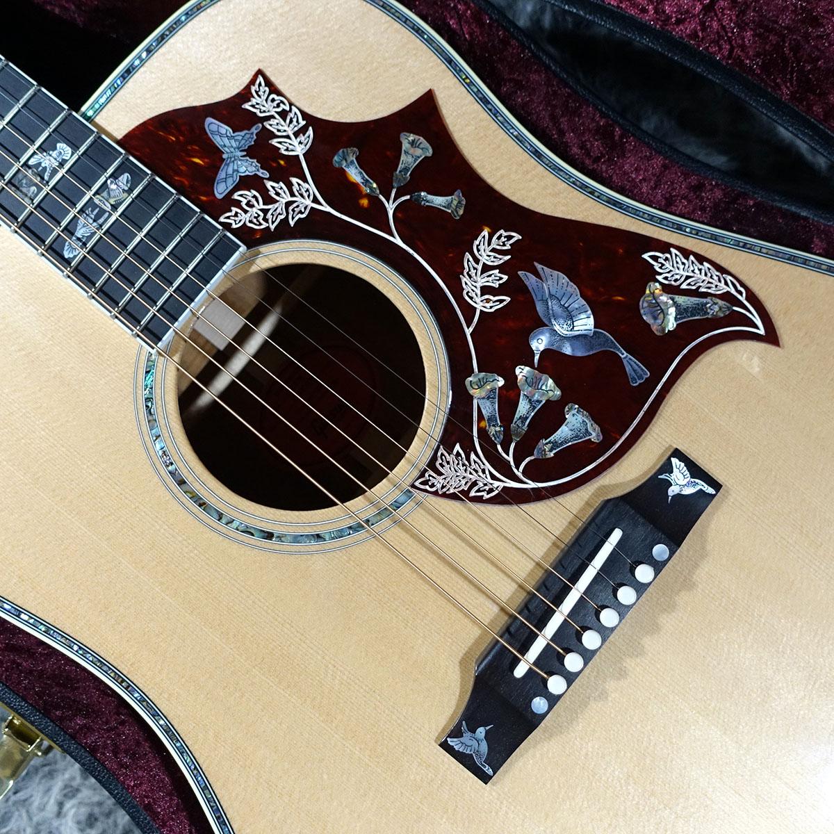 Hummingbird Custom Koa Antique Natural Gibson Custom Shop