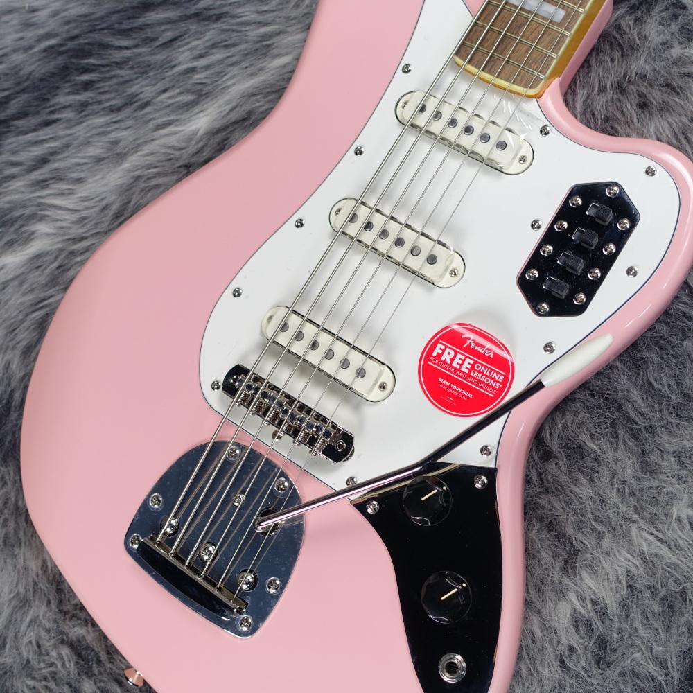 FSR Classic Vibe Bass VI Matching Headstock Shell Pink Squier