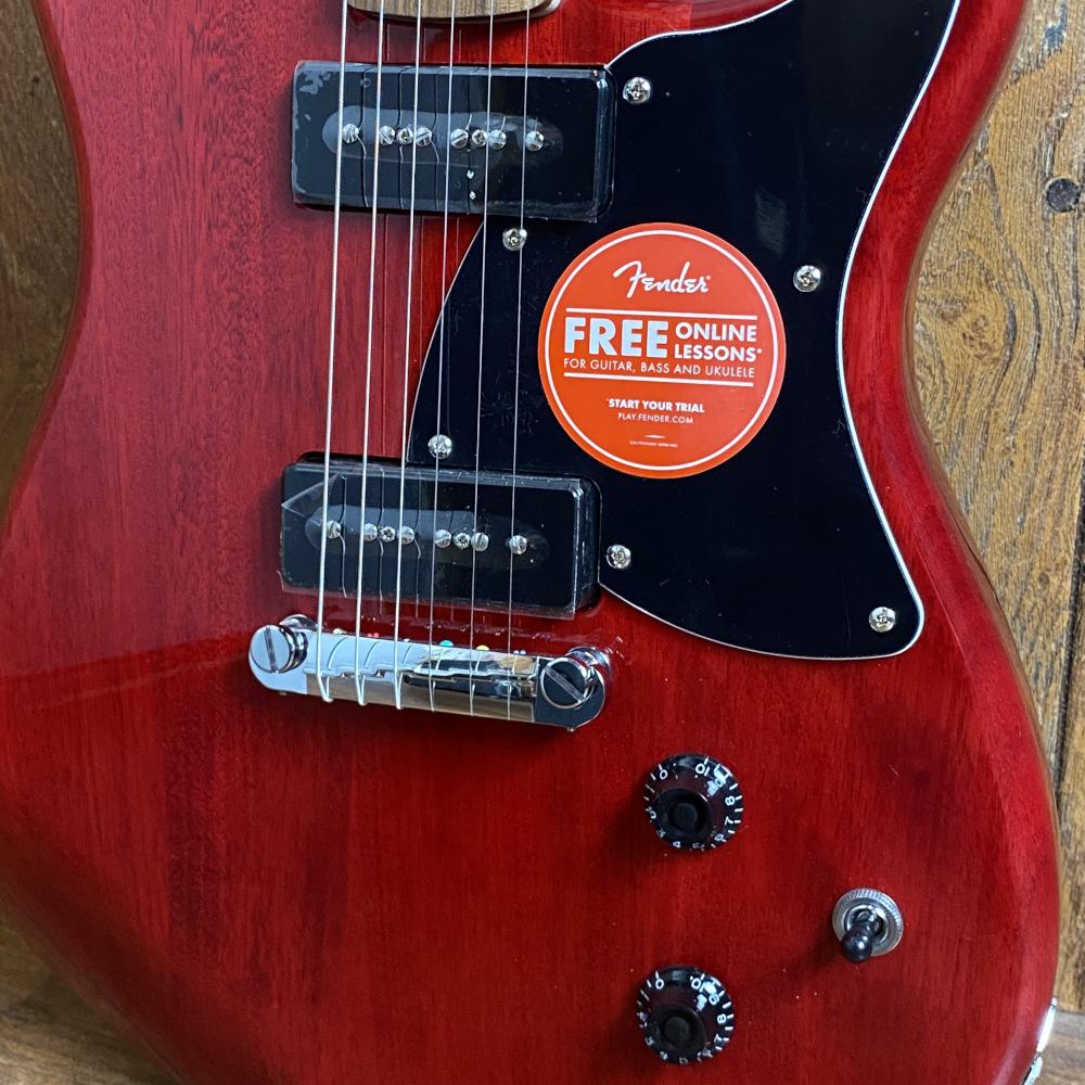 Paranormal Strat-O-Sonic Crimson Red Transparent Squier