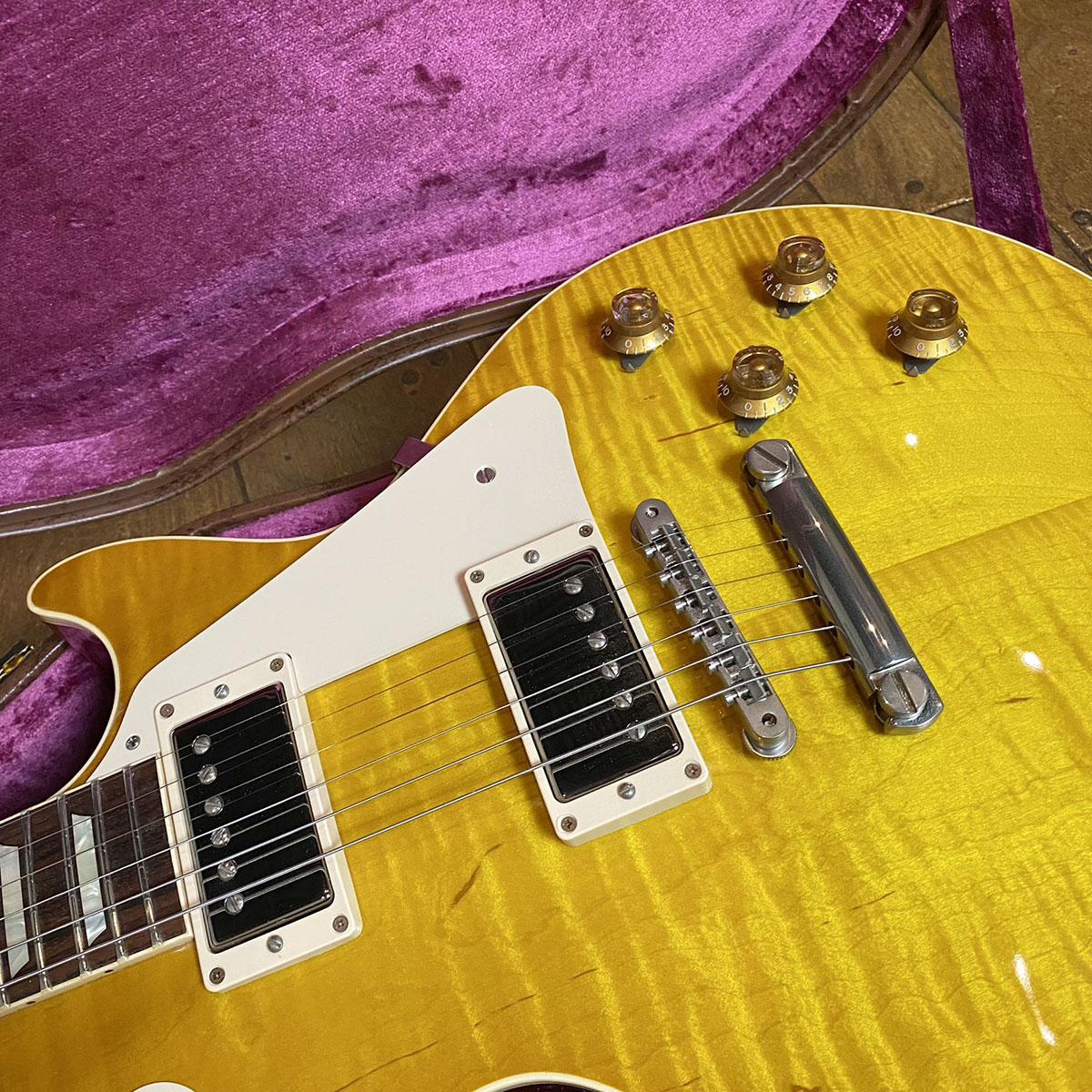 1958 Les Paul Standard Reissue Figured Lemon Burst Gloss Hand