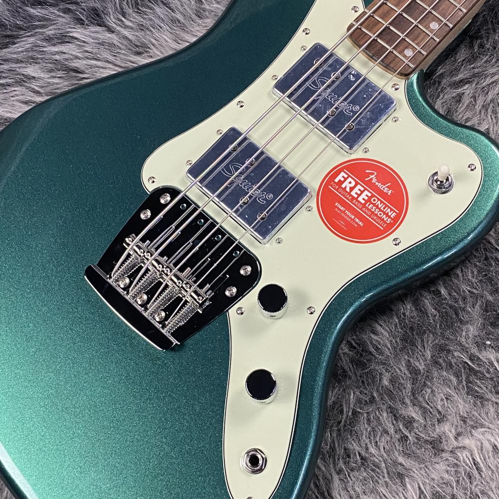 Paranormal Rascal Bass HH Sherwood Green Squier エレクトリック
