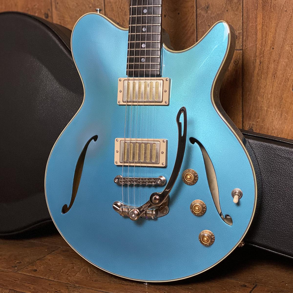 Romeo LA Celestine Blue Eastman エレクトリックギター フルアコ 商品
