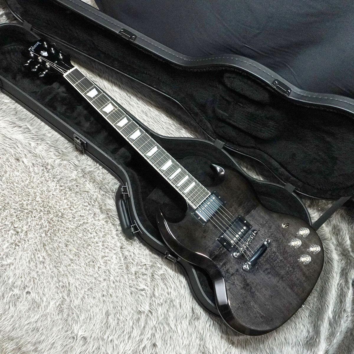 【SX】SGタイプ エレキギター 黒 SG Modern Trans Black Fade Gibson エレクトリックギター SGタイプ