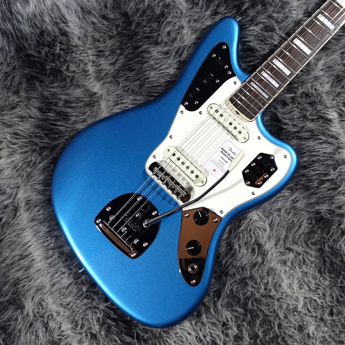 Made in Japan Traditional Late 60s Jaguar Lake Placid Blue Fender
