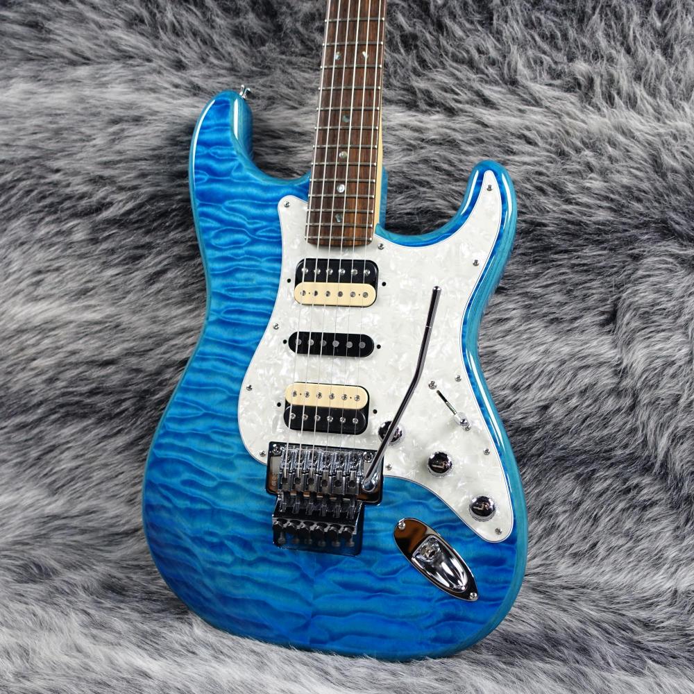 Michiya Haruhata Stratocaster Caribbean Blue Transparent Fender