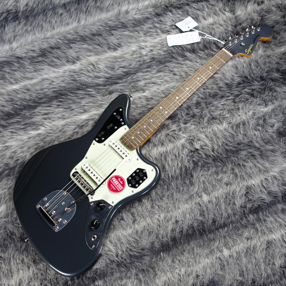 FSR Classic Vibe '60s Jaguar Charcoal Frost Metallic Squier