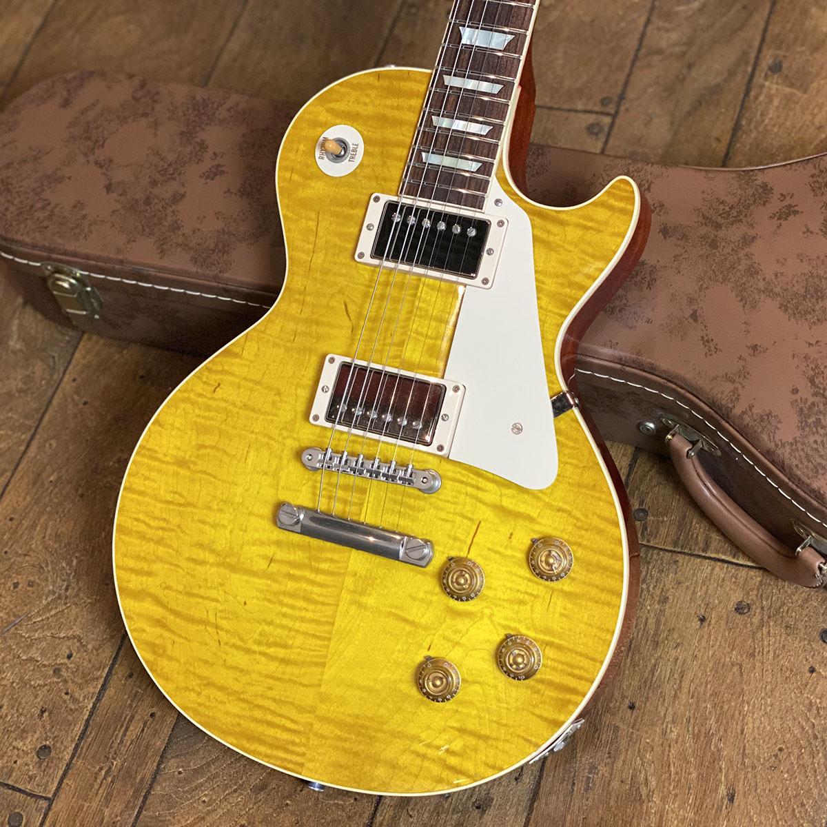1958 Les Paul Standard Reissue Figured Lemon Burst Gloss Hand