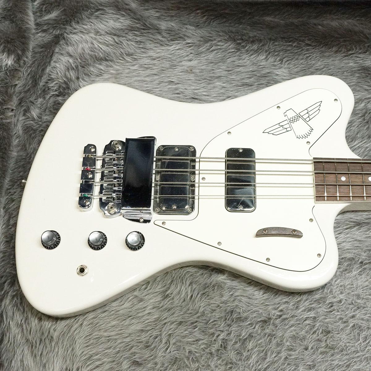 K-YB2 White KAMINARI Guitars エレクトリック・ベース 変形タイプ