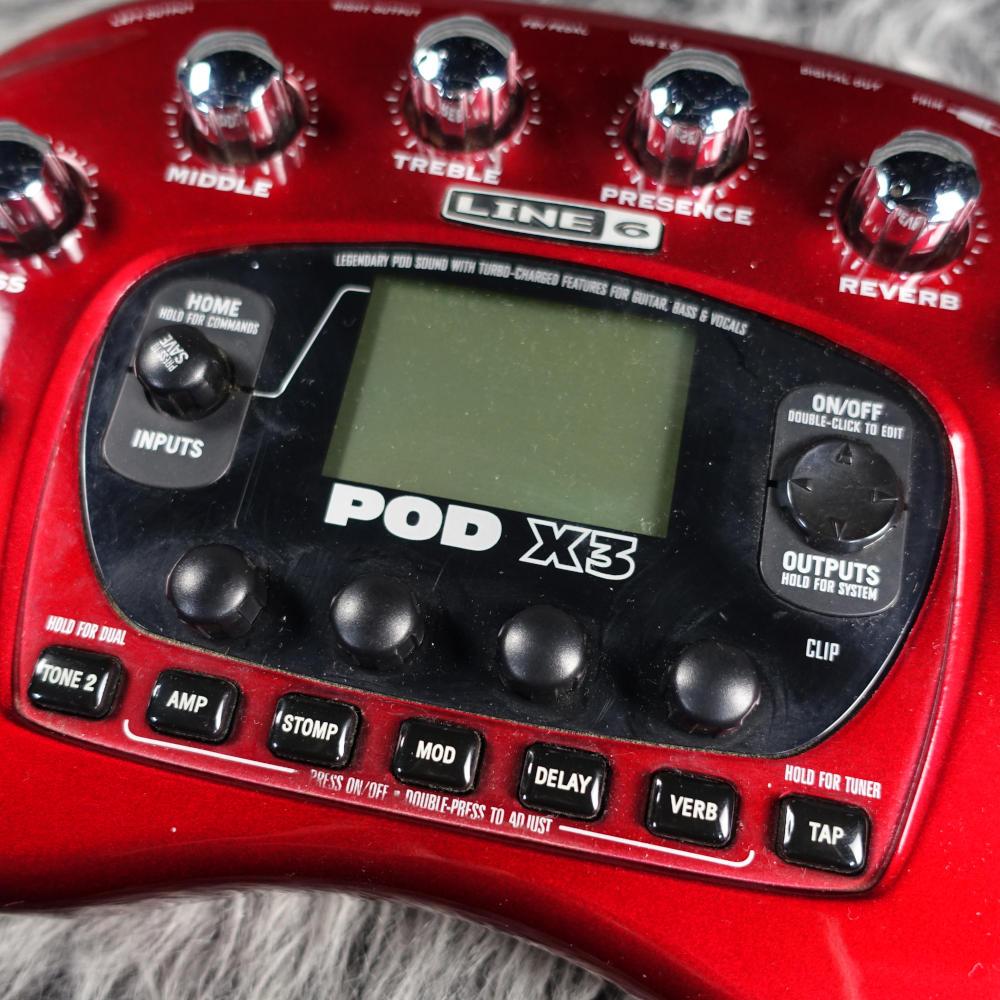 POD X3 Line6 ギター用エフェクター マルチエフェクター 商品詳細