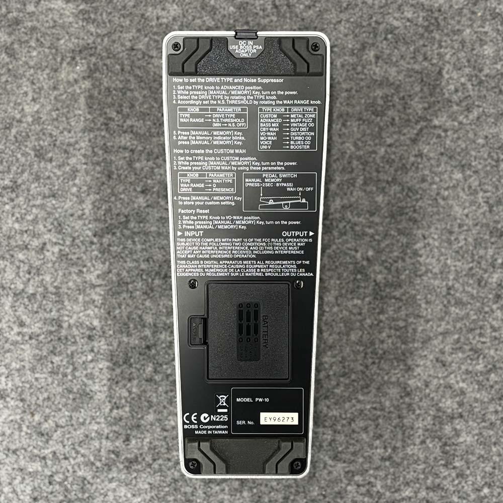 PW-10 V-Wah BOSS ワウ/ボリュームペダル ワウペダル 商品詳細