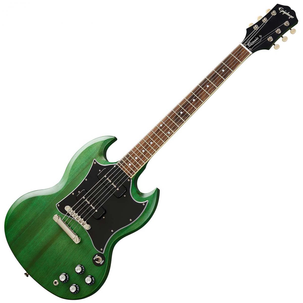 SG Classic Worn P-90s Worn Inverness Green Epiphone エレクトリック