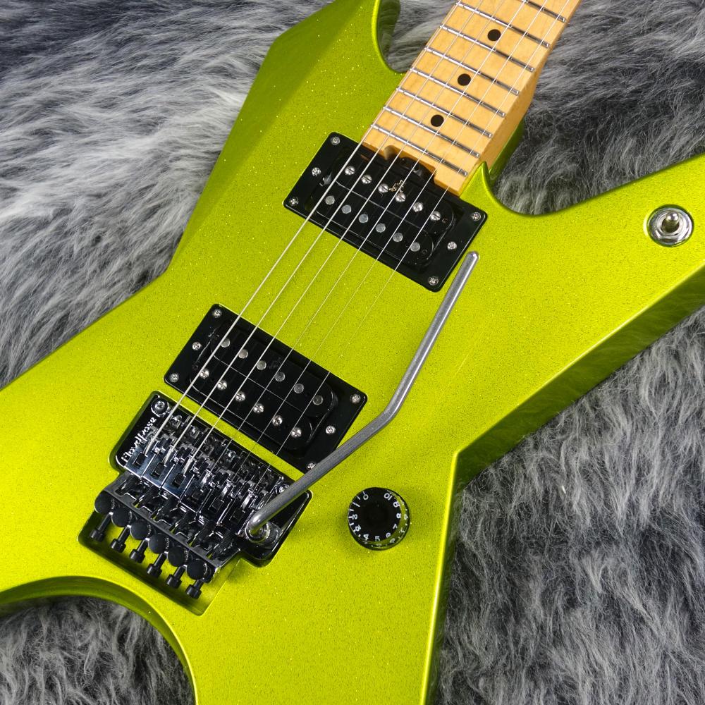 KG-Exploder Metallic Green Killer エレクトリックギター 変形タイプ