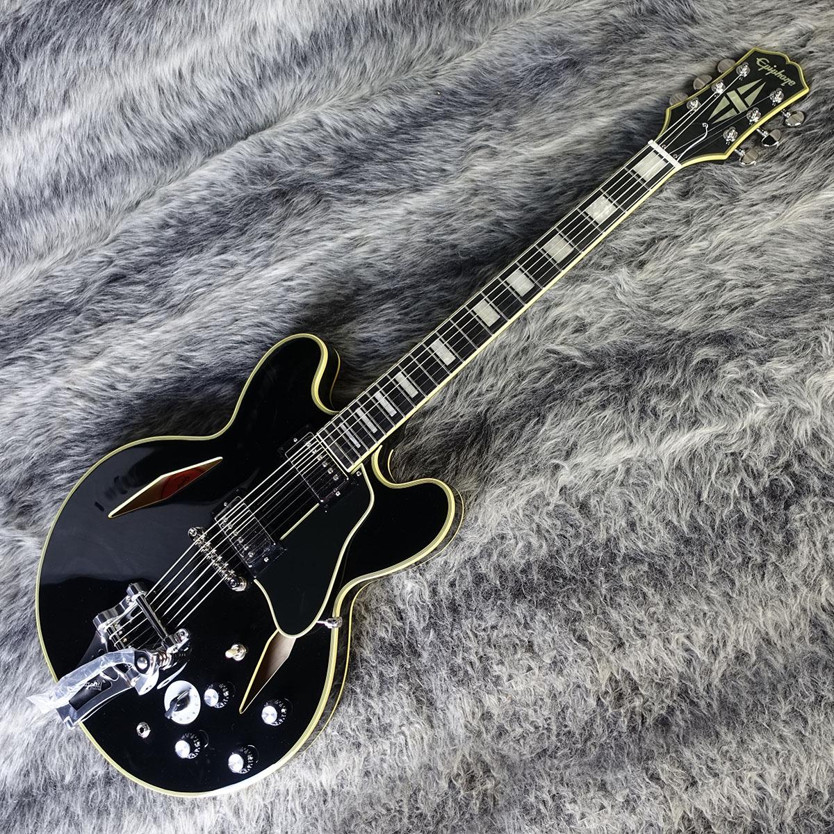 Shinichi Ubukata ES-355 Custom Bigsby ver.02 Ebony Epiphone