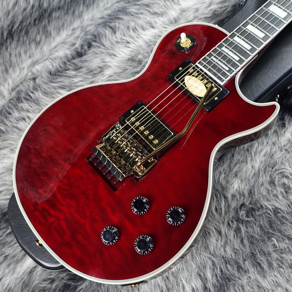 Alex Lifeson Les Paul Custom Axcess Quilt Ruby Epiphone