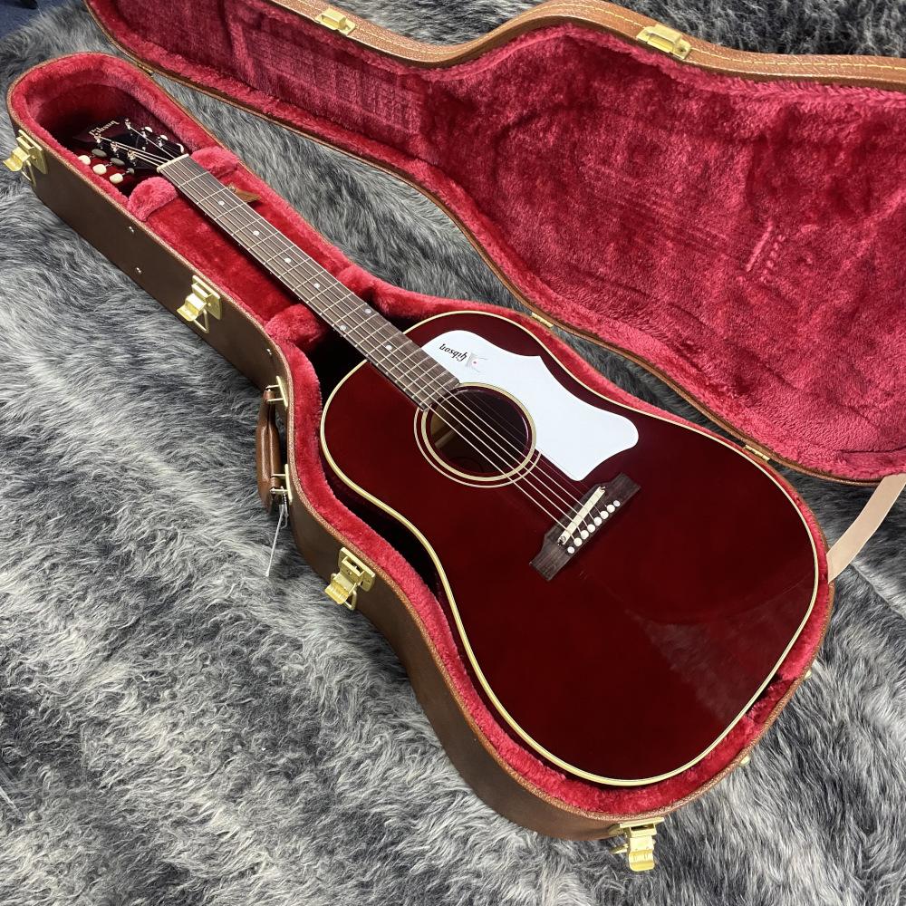 60s J-45 Original Adjustable Saddle Wine Red Gibson