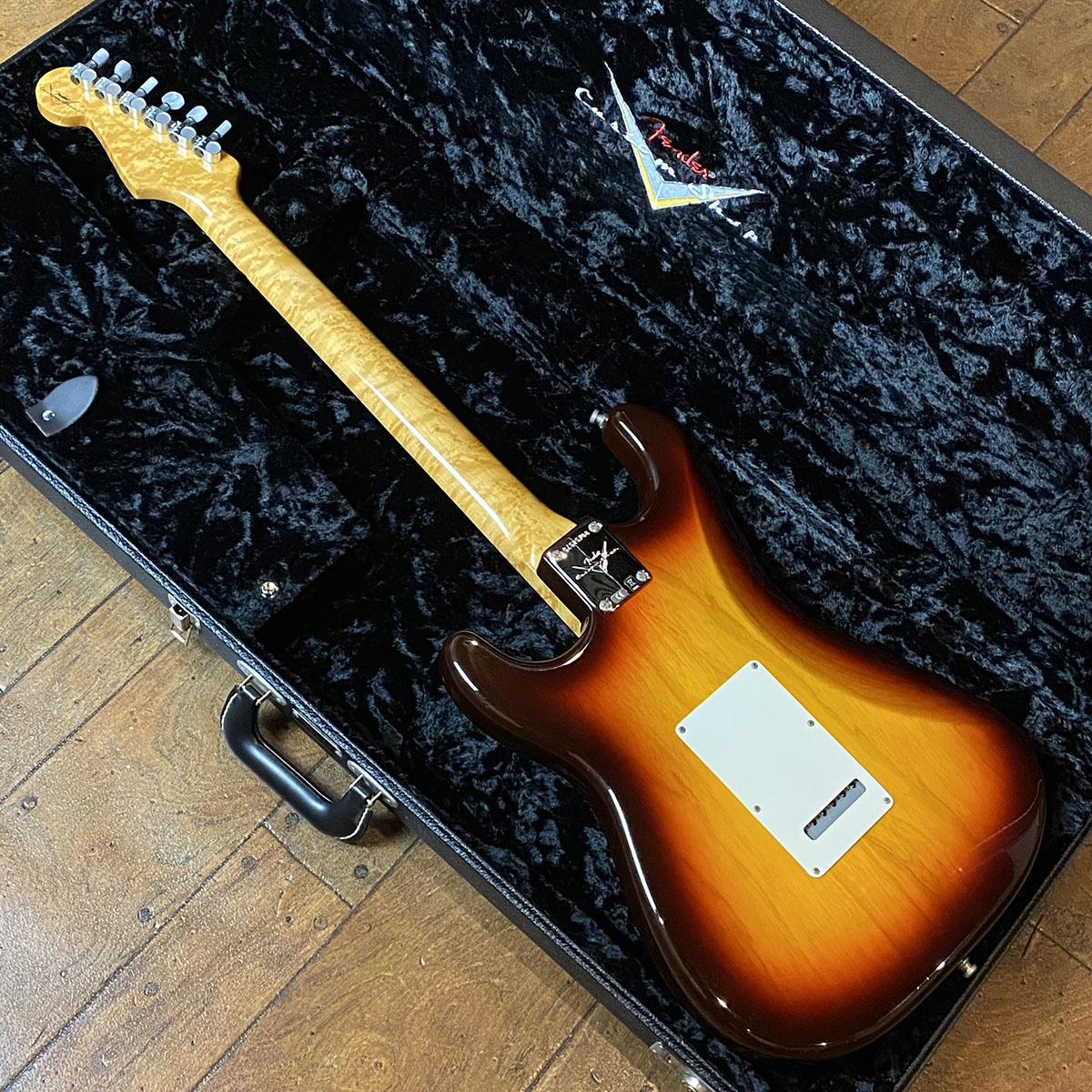 American Custom Stratocaster Chocolate 3 Tone Sunburst 2016 w