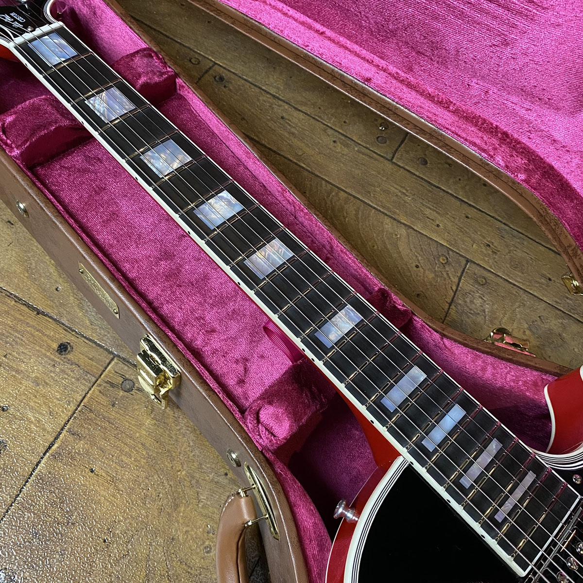 70s Les Paul Custom Ebony Top Red Back Gibson Custom Shop