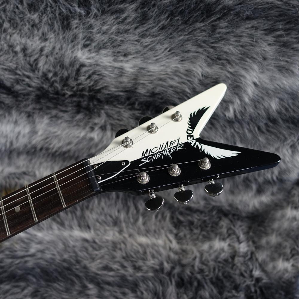 Michael Schenker Retro Black/White DEAN エレクトリックギター V