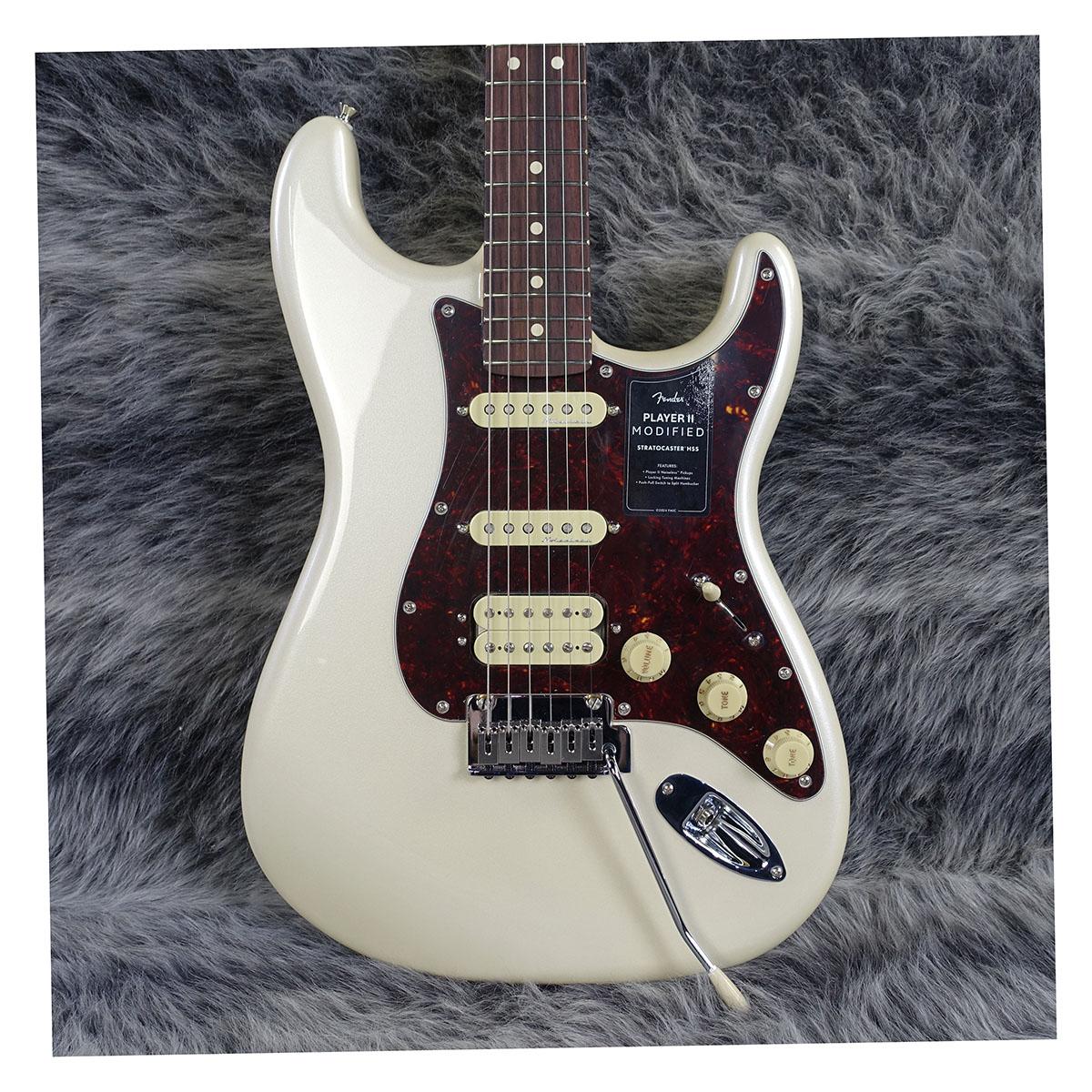Player II Modified Stratocaster HSS Olympic Pearl Fender