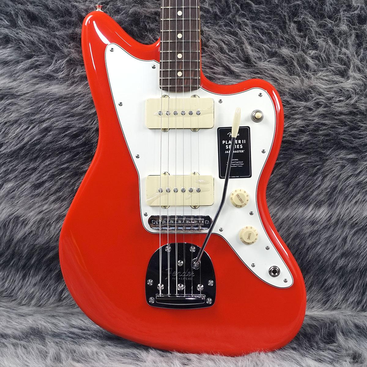 お楽しみキャスター　赤いエレキギター シングルコイル、トレモロ搭載　展示品レベル お楽しみキャスター 赤いエレキギター シングルコイル、トレモロ搭載