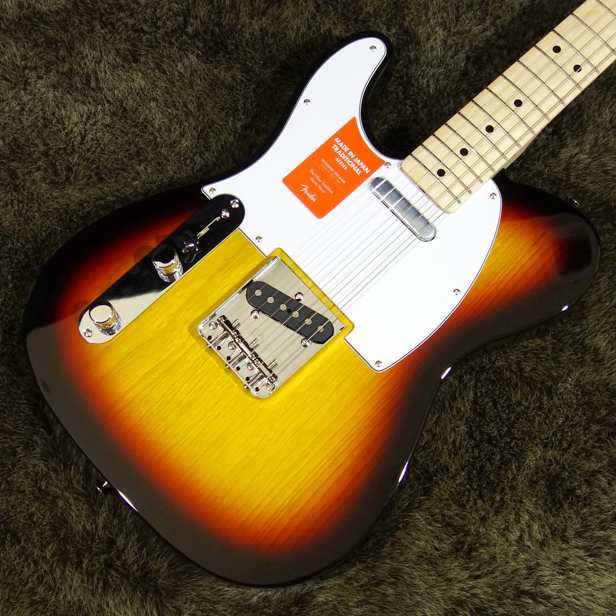 in　Made　Fender　オンラインストア　Left-Hand｜平野楽器　3-Color　70s　Japan　Sunburst　ロッキン　Traditional　Telecaster