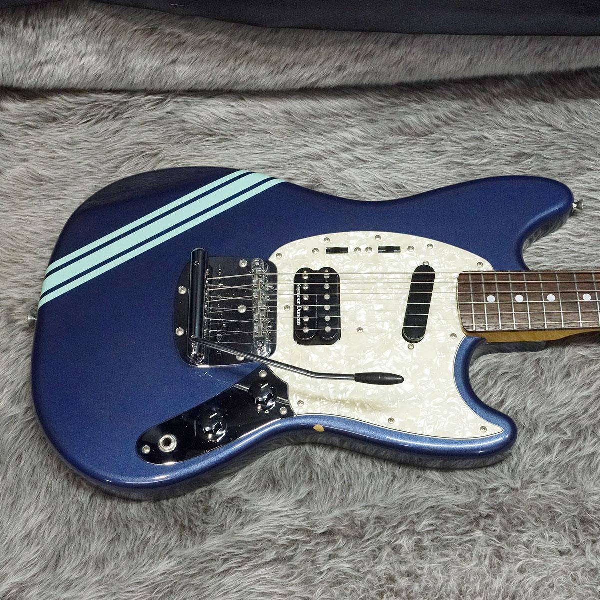 Fender Kurt Cobain Mustang RW Dark Lake Placid Blue with Stripe｜平野楽器
