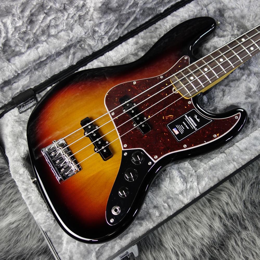 Fender USA American Professional II Jazz Bass RW 3 Color Sunburst <フェンダーユーエスエー>｜平野楽器  ロッキン オンラインストア