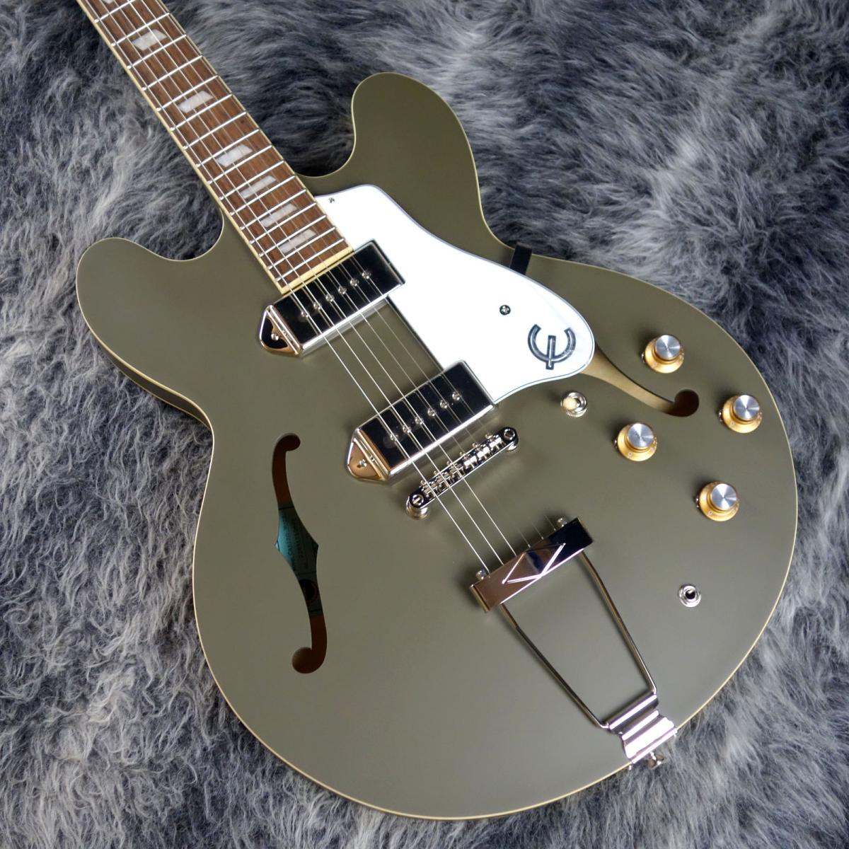 Epiphone CASINO Worn Worn Olive Drab <エピフォン>｜平野楽器