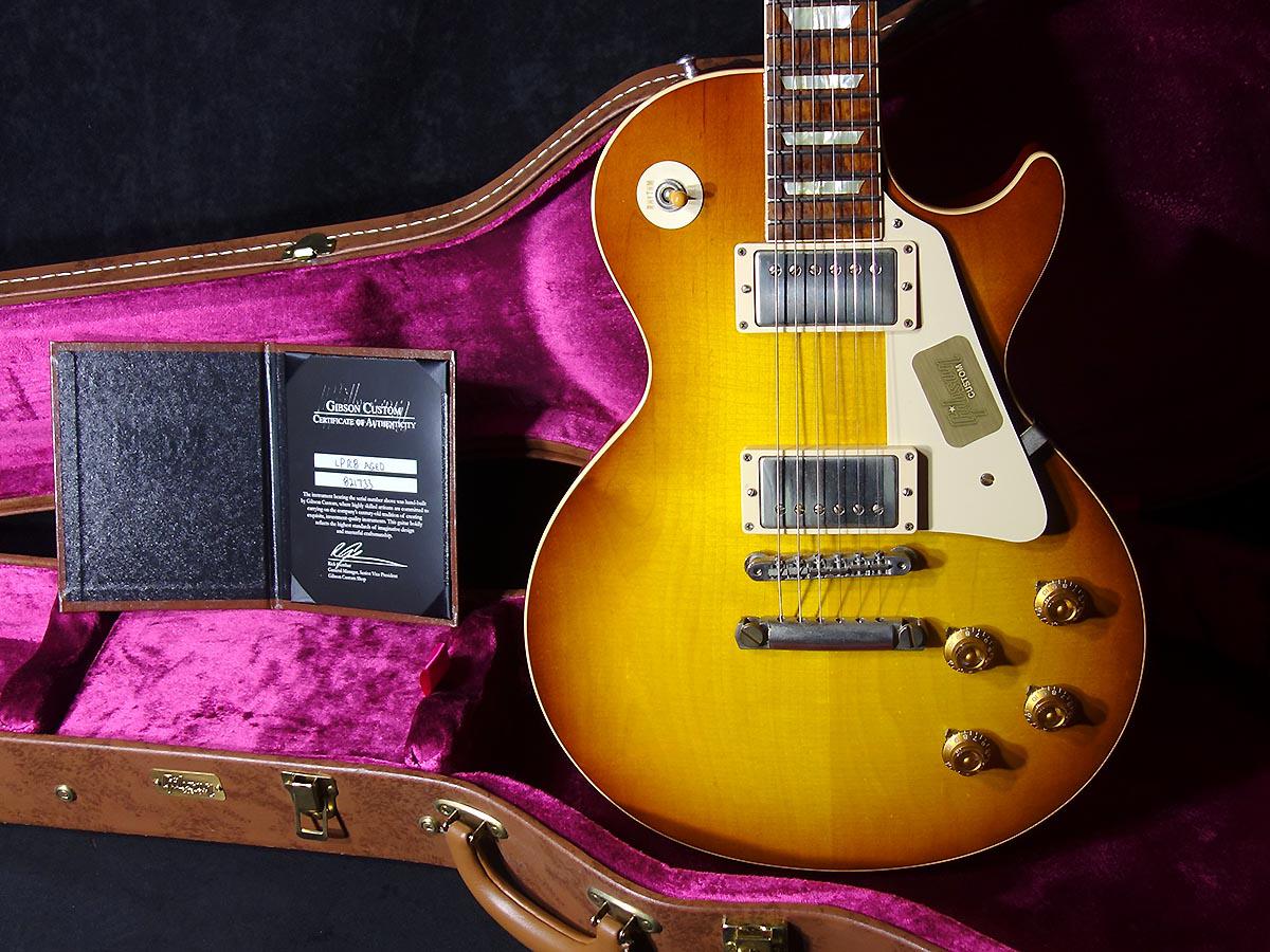 Gibson Custom Shop 1958 Les Paul Standard Reissue Plain Top Aged 