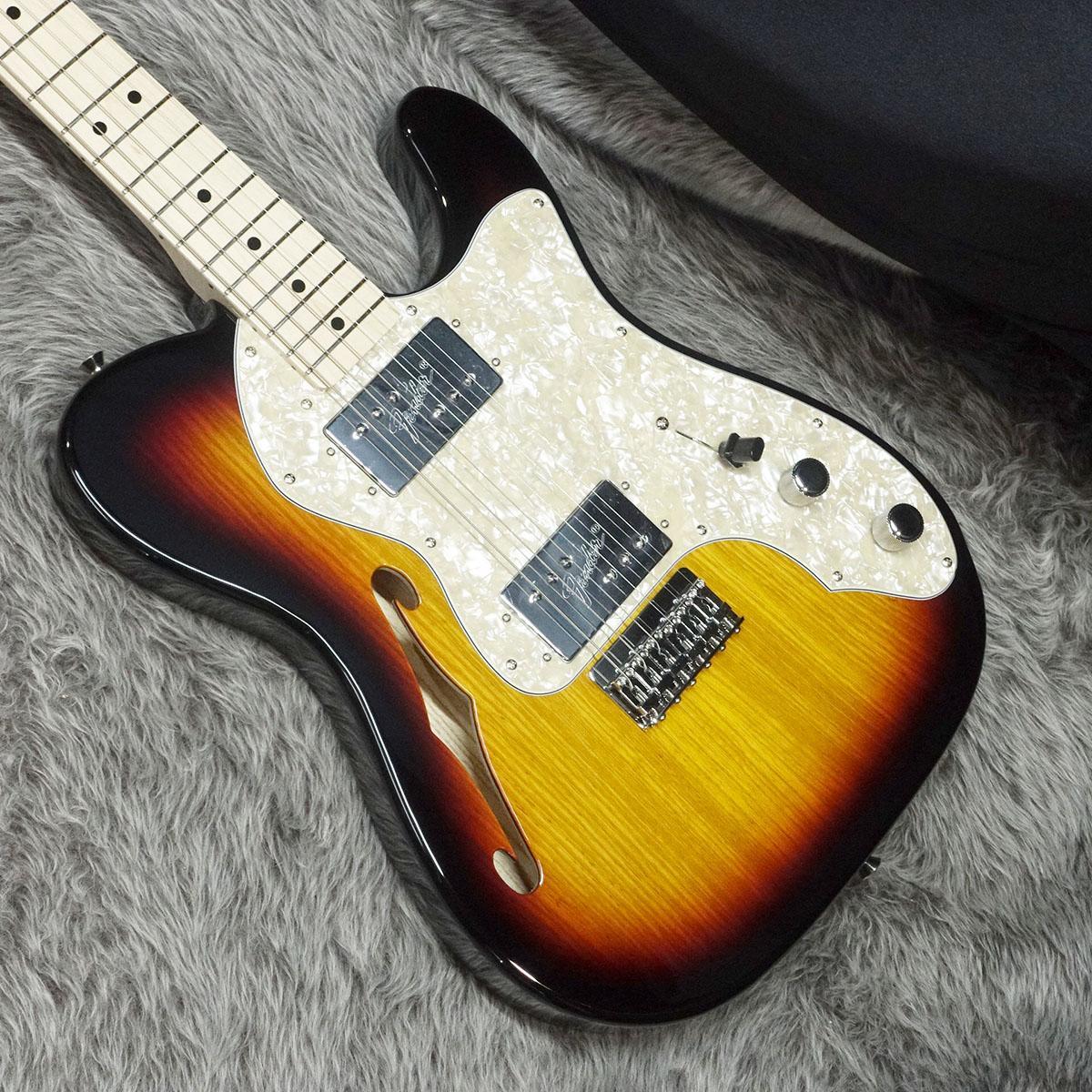 自作コンポ　Telecaster Thinline i built a Telecaster Thinline Body [Full Build Telecaster