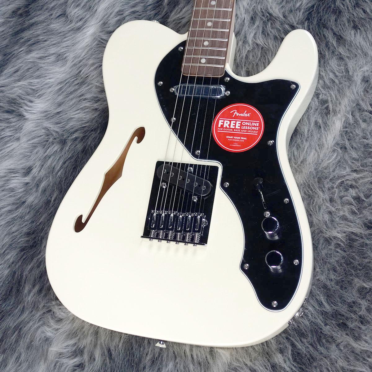 Squier Affinity Series Telecaster Thinline Olympic White