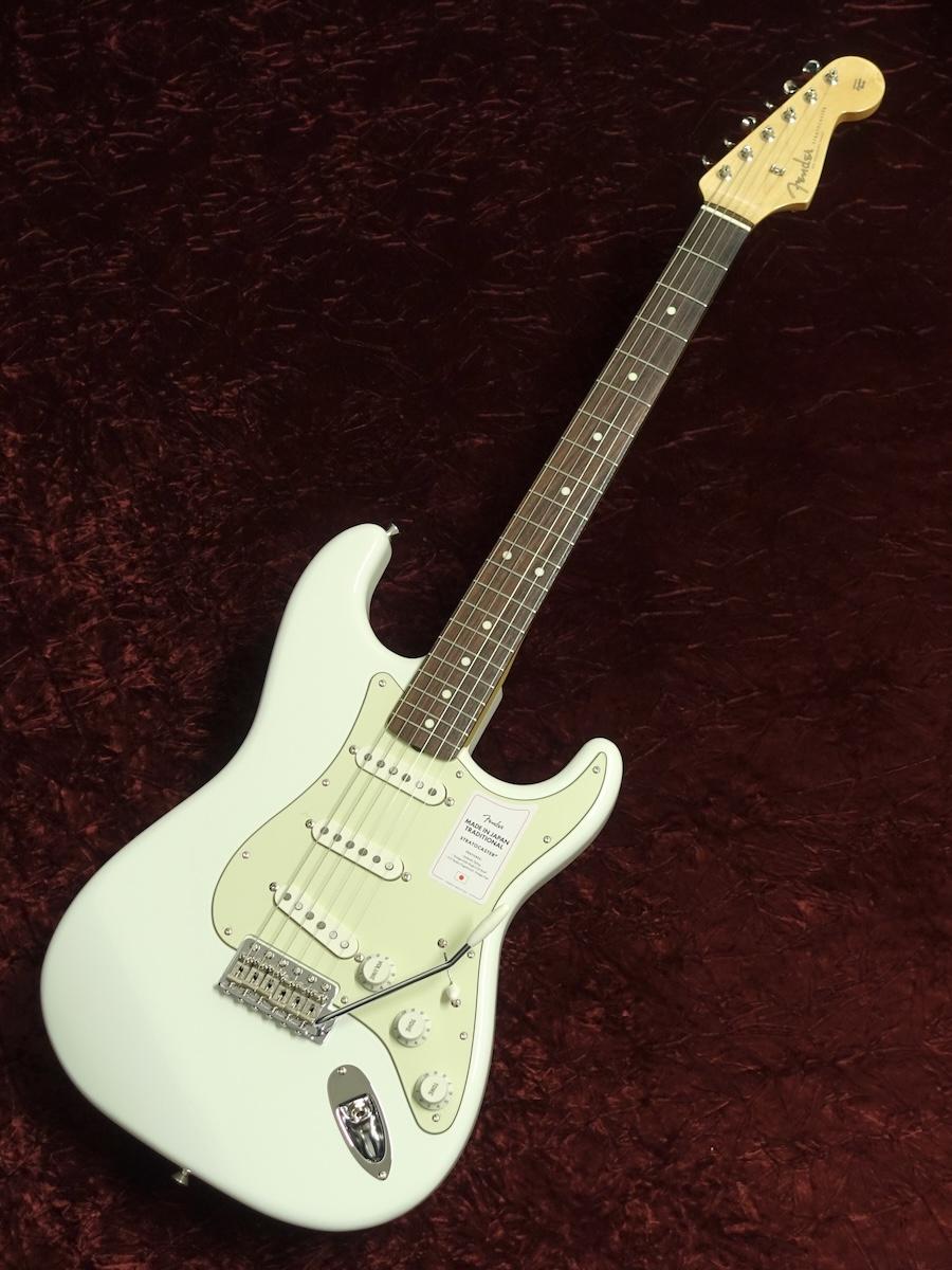 ギター Fender Stratocaster traditional II 60s Fender Traditional II 60s Stratocaster RW Olympic White