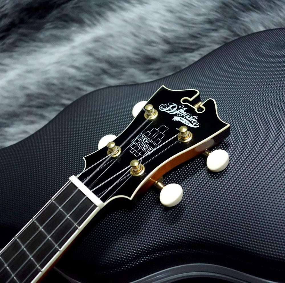 新品特価!!「 D'Angelico 【 MU-4-SB 】」★1本限りの大特価☆ D\u0027Angelico MU-4P SB 新品 PU搭載 ソプラノウクレレ