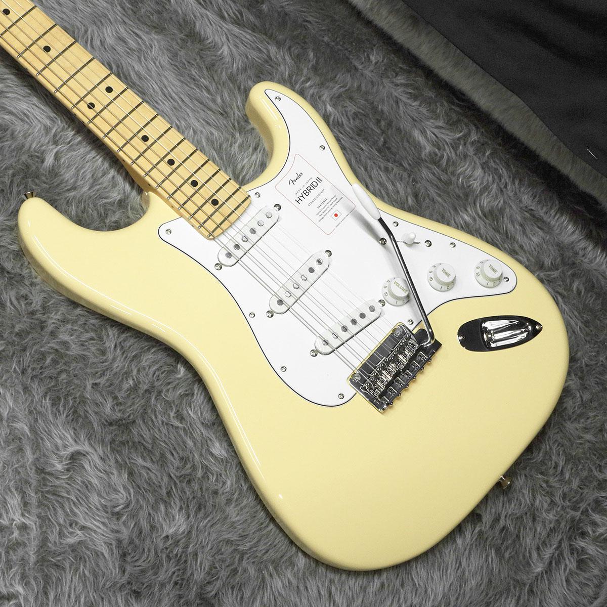 Fender 2021 Collection MIJ Hybrid II Stratocaster MN Vintage White ...