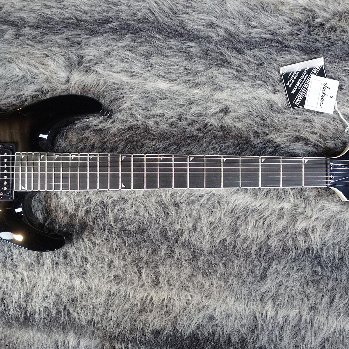 Jackson JS Series Dinky Arch Top JS22Q-7 DKA HT Transparent Black