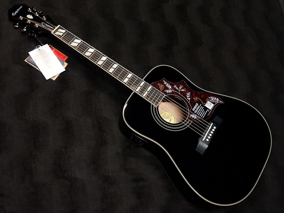 Epiphone Limited Edition Hummingbird Pro Ebony エピフォン 平野楽器 ロッキン オンラインストア Epiphone Limited Edition Hummingbird Pro Ebony エピフォン 平野楽器 ロッキン オンラインストア