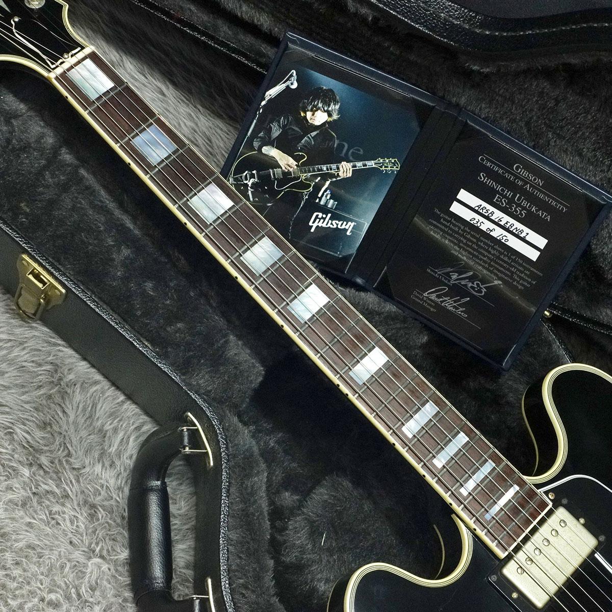 Gibson Custom Shop Shinichi Ubukata ES-355 Vintage Ebony VOS Gibson Custom Shop Shinichi Ubukata ES-355 Vintage Ebony VOS