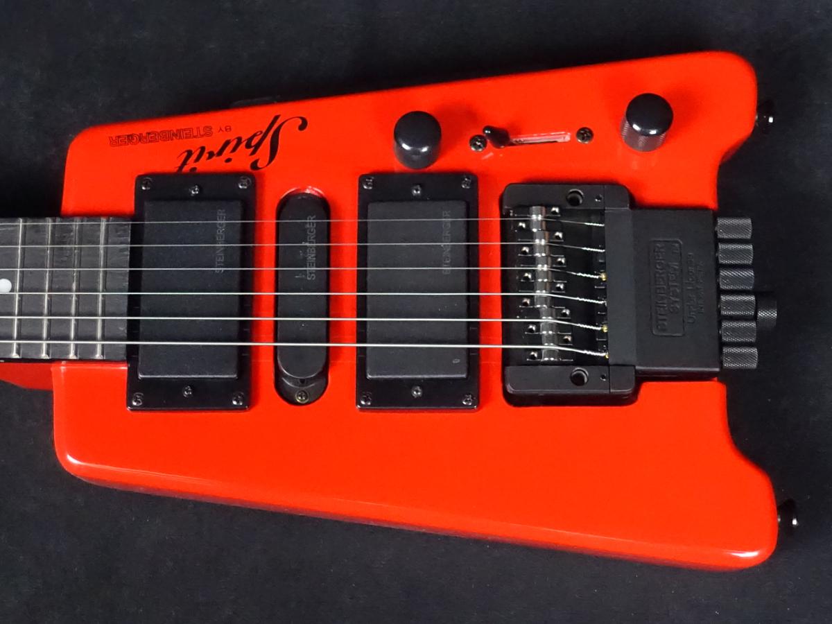 Steinberger Spirit GT-Pro Deluxe Hot Rod Red【ストリングアダプター