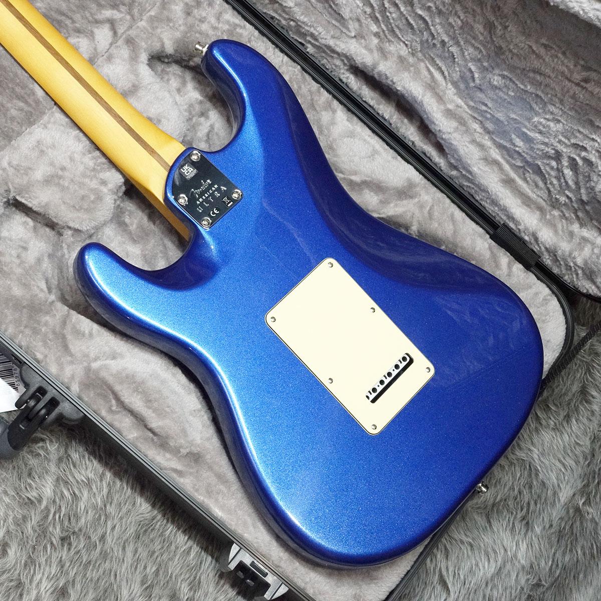 美品！Fender American Ultra HSS コブラブルー Fender American Ultra Stratocaster HSS Rosewood Fingerboard