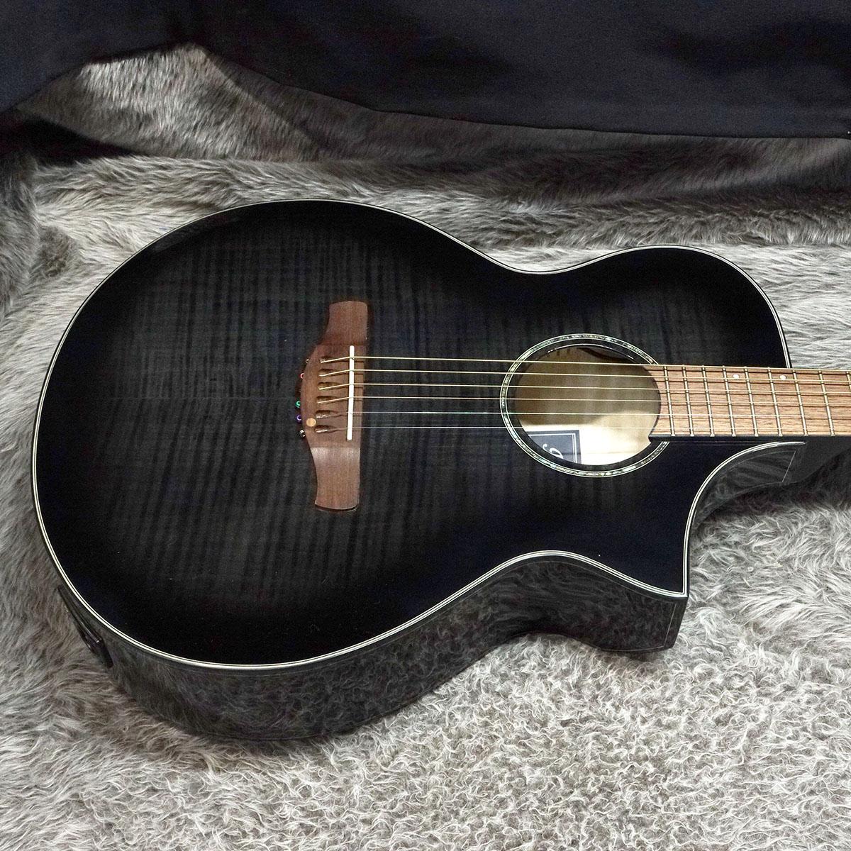 Ibanez AEWC400 Transparent Black Sunburst High Gloss 【B級特価