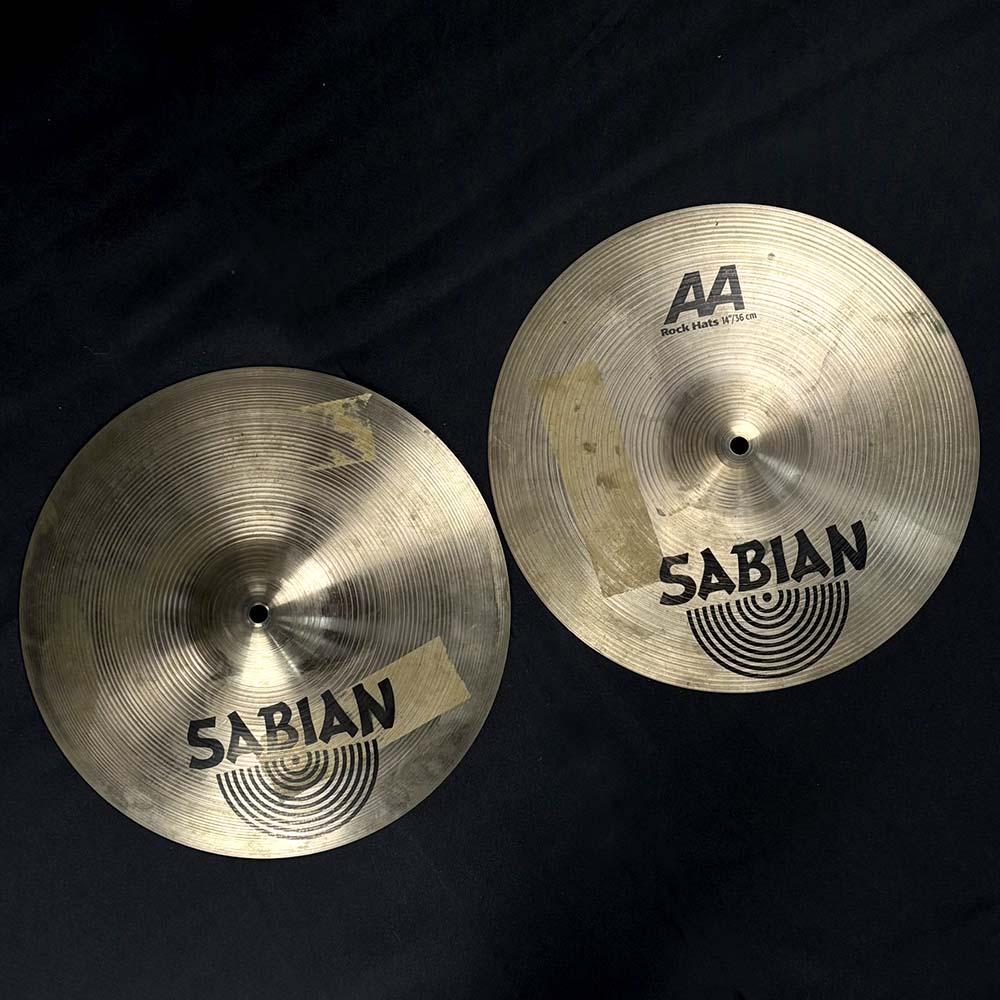 高質で安価 AA SABIAN Rock 14 Hats パーカッション・打楽器