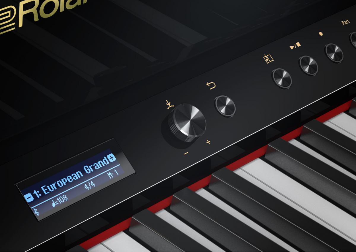 Roland LX708-PES(黒塗鏡面艶出し塗装仕上げ)【配送設置無料】【純正 